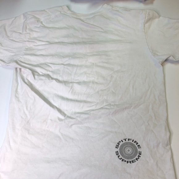 Supreme Spitfire Wheels White Size Medium T-Shirt - Picture 7 of 8